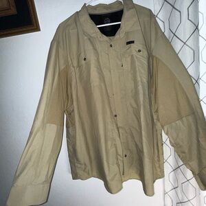 Wrangler Men's Beige Long Sleeve Shirt